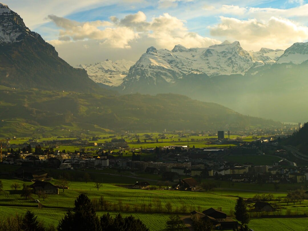 swiss alps landscape